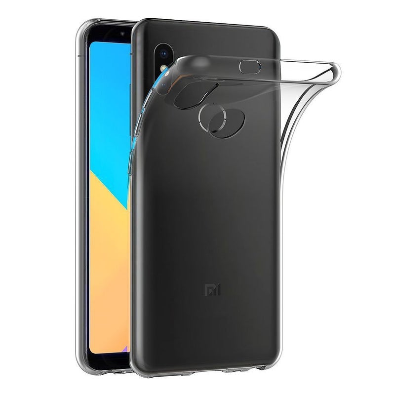 MaiJin Case for Xiaomi Mi A2 / Mi 6X (5.99 inch) Soft TPU Rubber Gel Bumper Transparent Back Cover - Image 1